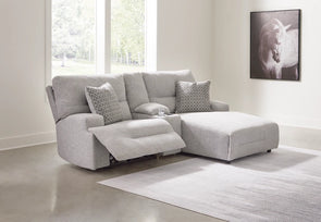 3-Piece Power Reclining Modular Sectional Sofa W/ Chaise