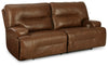 FARISTA Leather Reclining Sofa