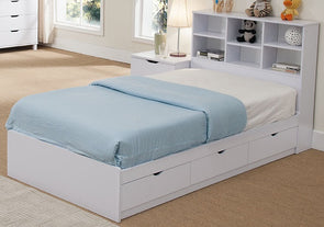 Bali Twin Platform Bed with 3 Drawers Storage